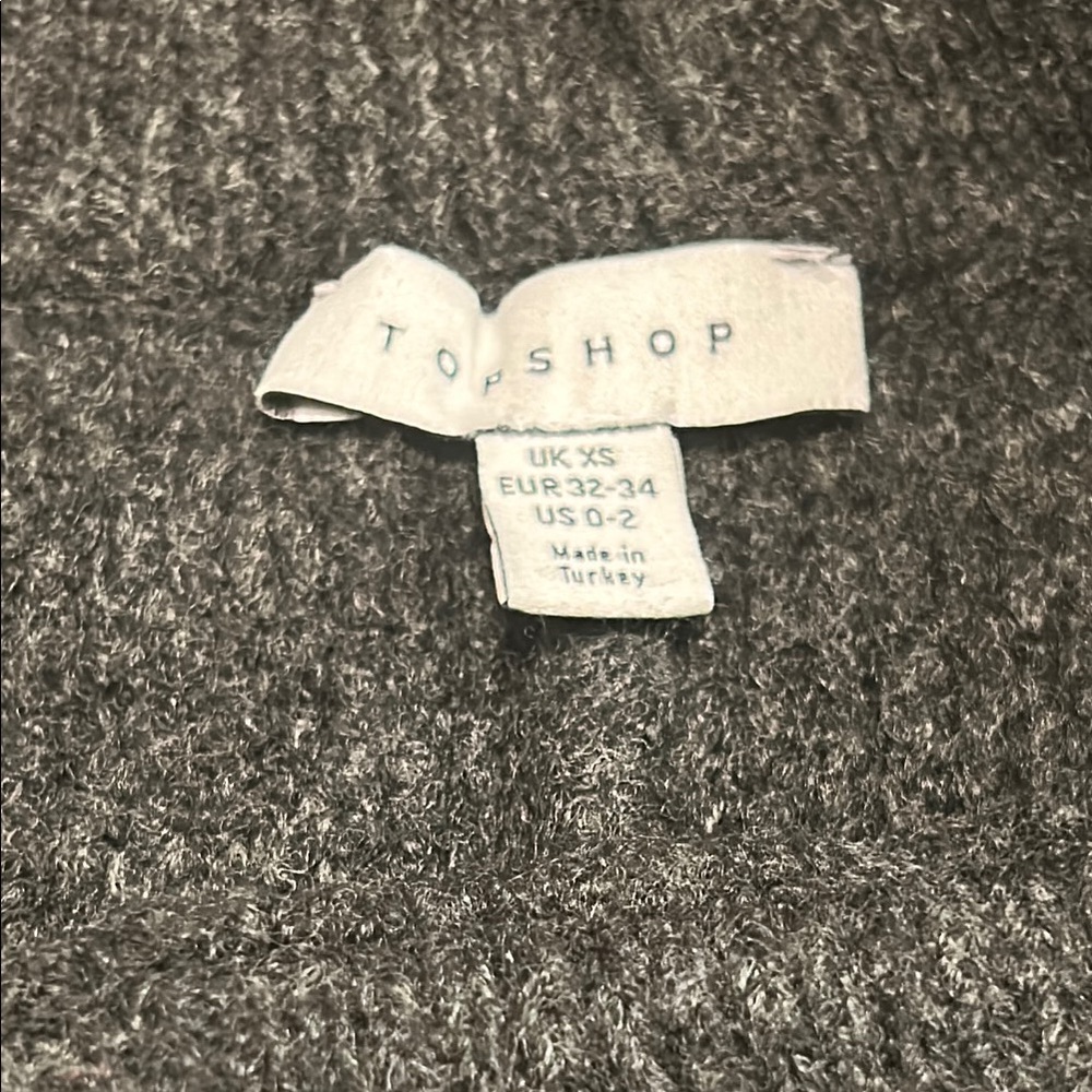 Topshop Gray Sweater Pants